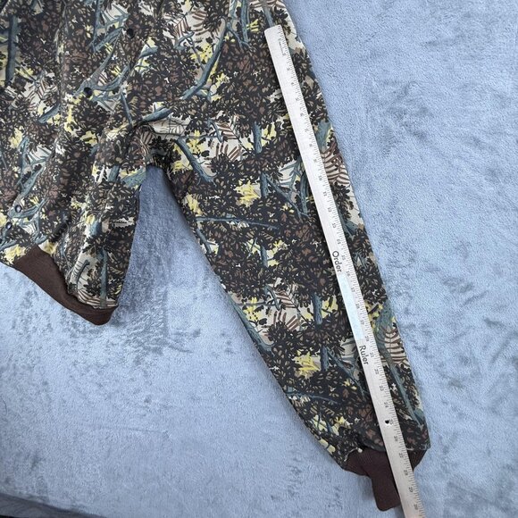 Vintage Bushlan Jacket Mens Extra Large Brown Camo Corduroy Bomber Hunting Snap - Picture 8 of 16